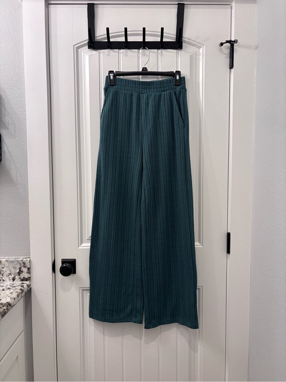 LOFT Teal Wide Leg Pants